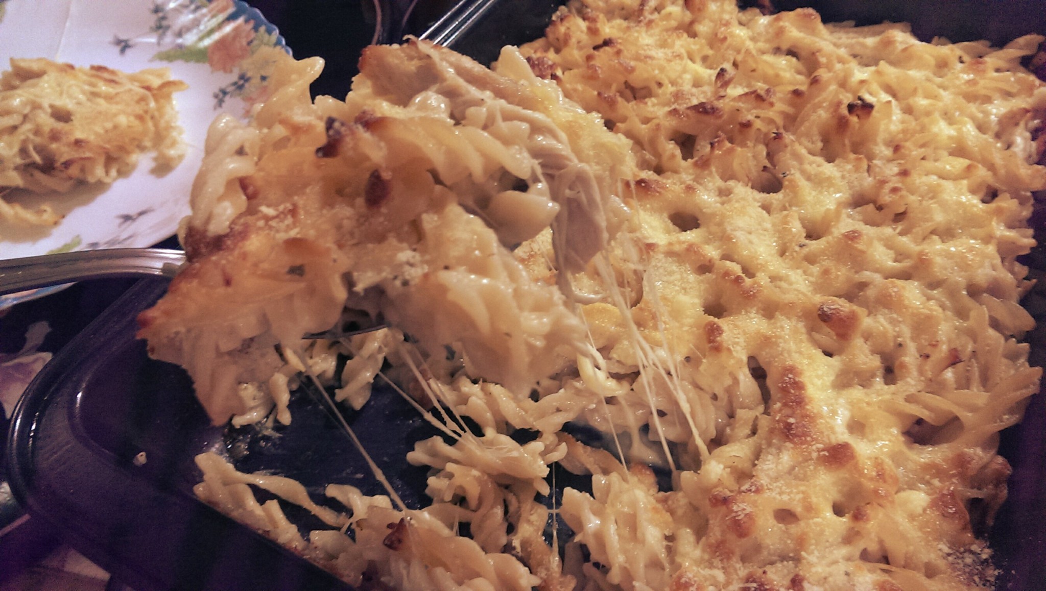 Weekend Cooking: Baked Chicken Alfredo Pasta