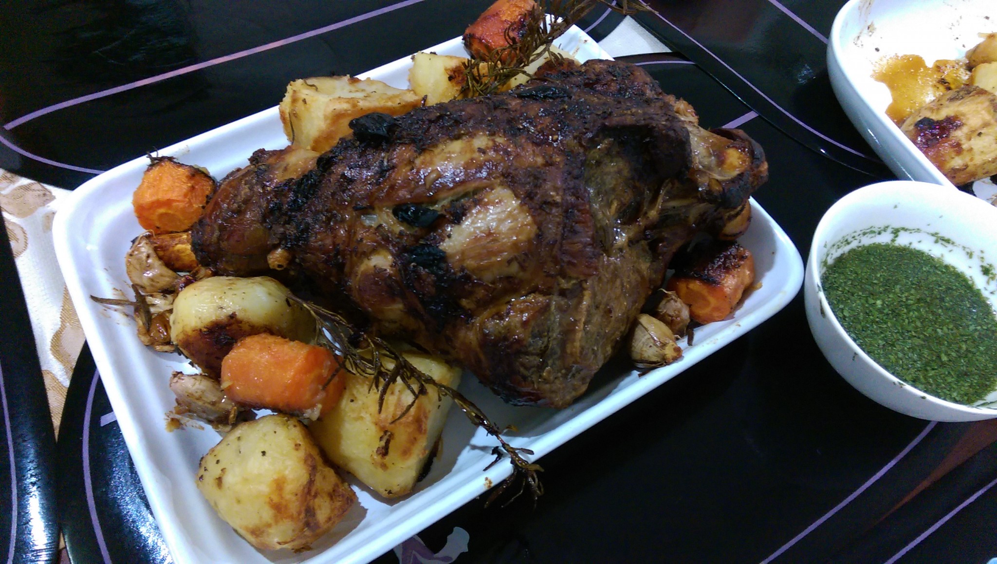 Weekend Cooking: Roast Leg of Lamb