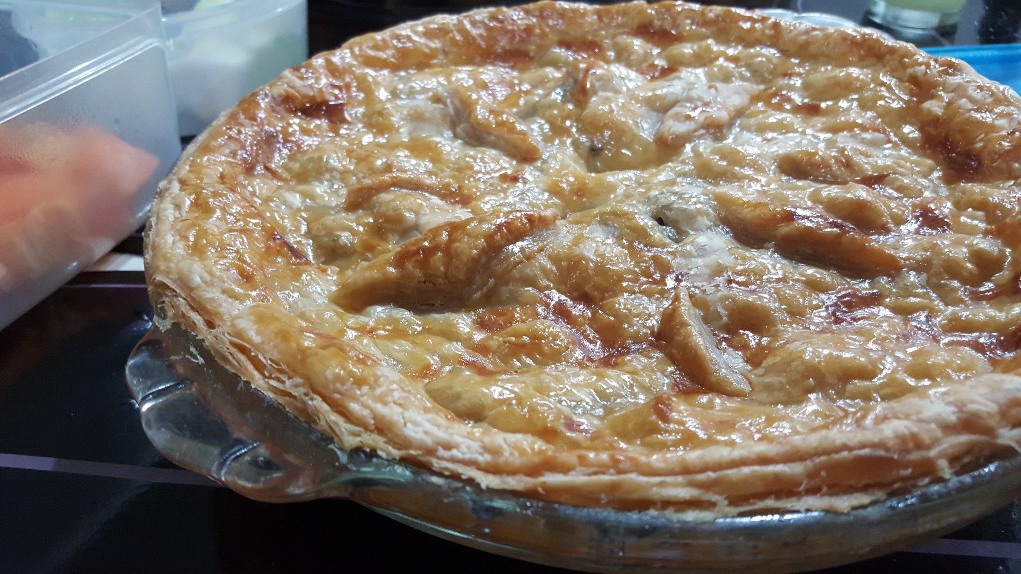 Weekend Cooking: Creamy Smoked Chicken Pie