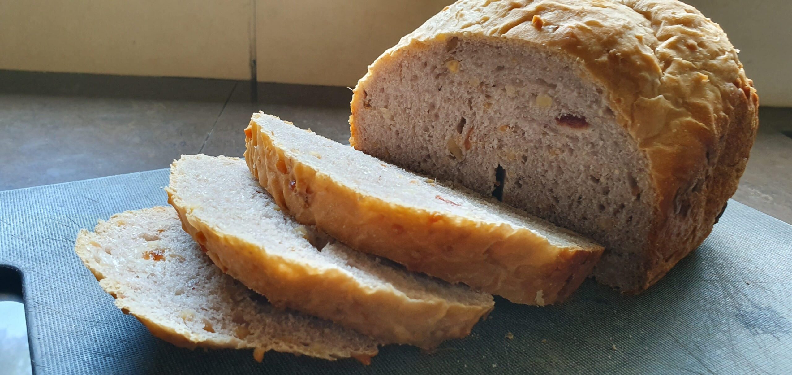 Cranberry, Almond and Walnut Bread