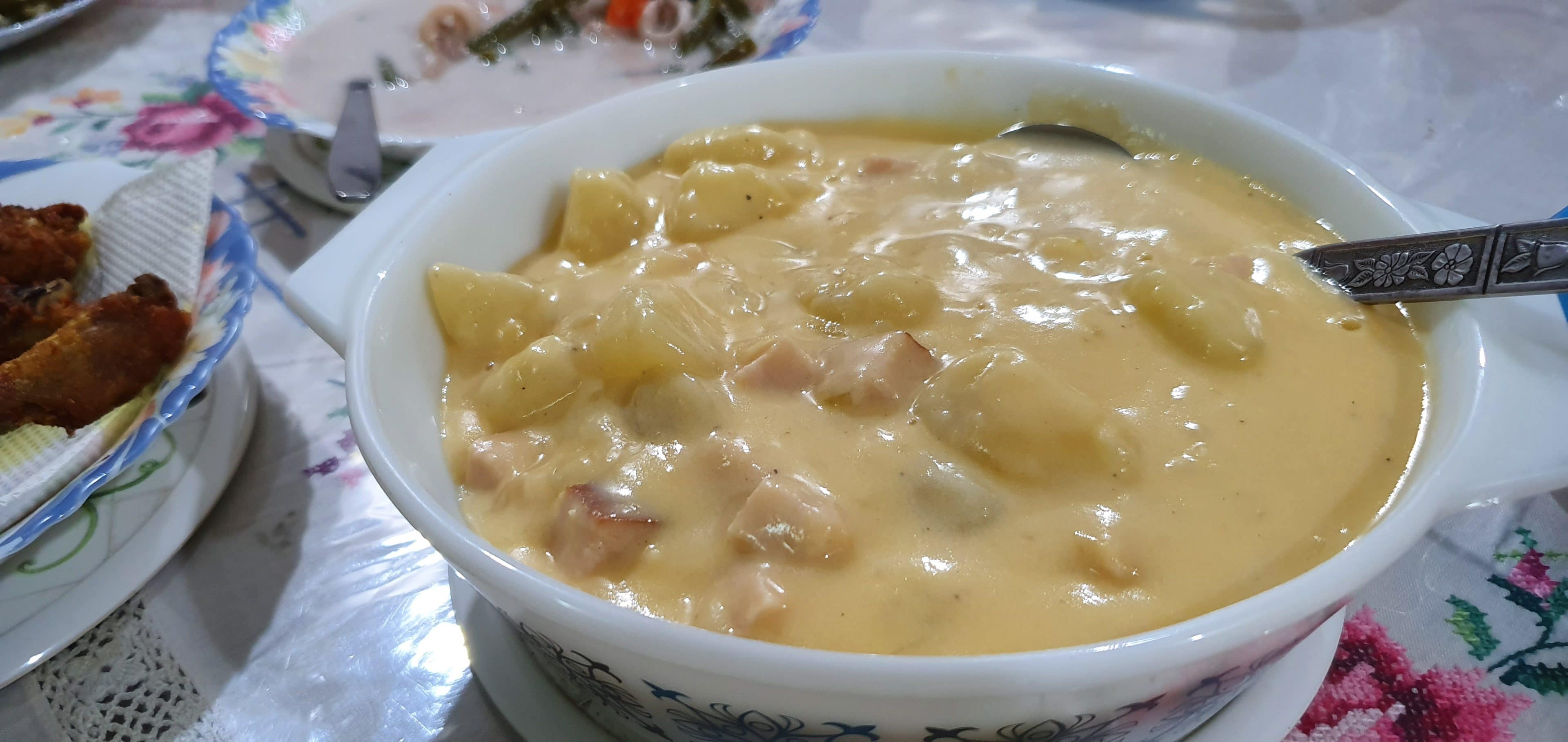 Smoked Chicken and Cheese Chowder