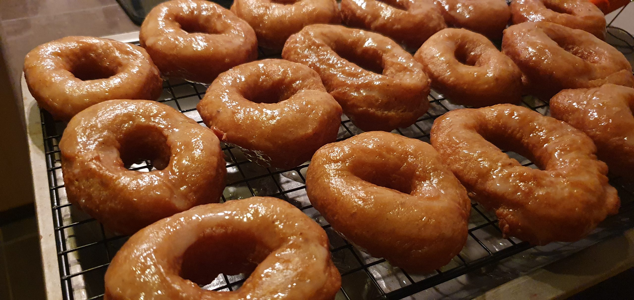 Apple Cider Yeast Doughnuts