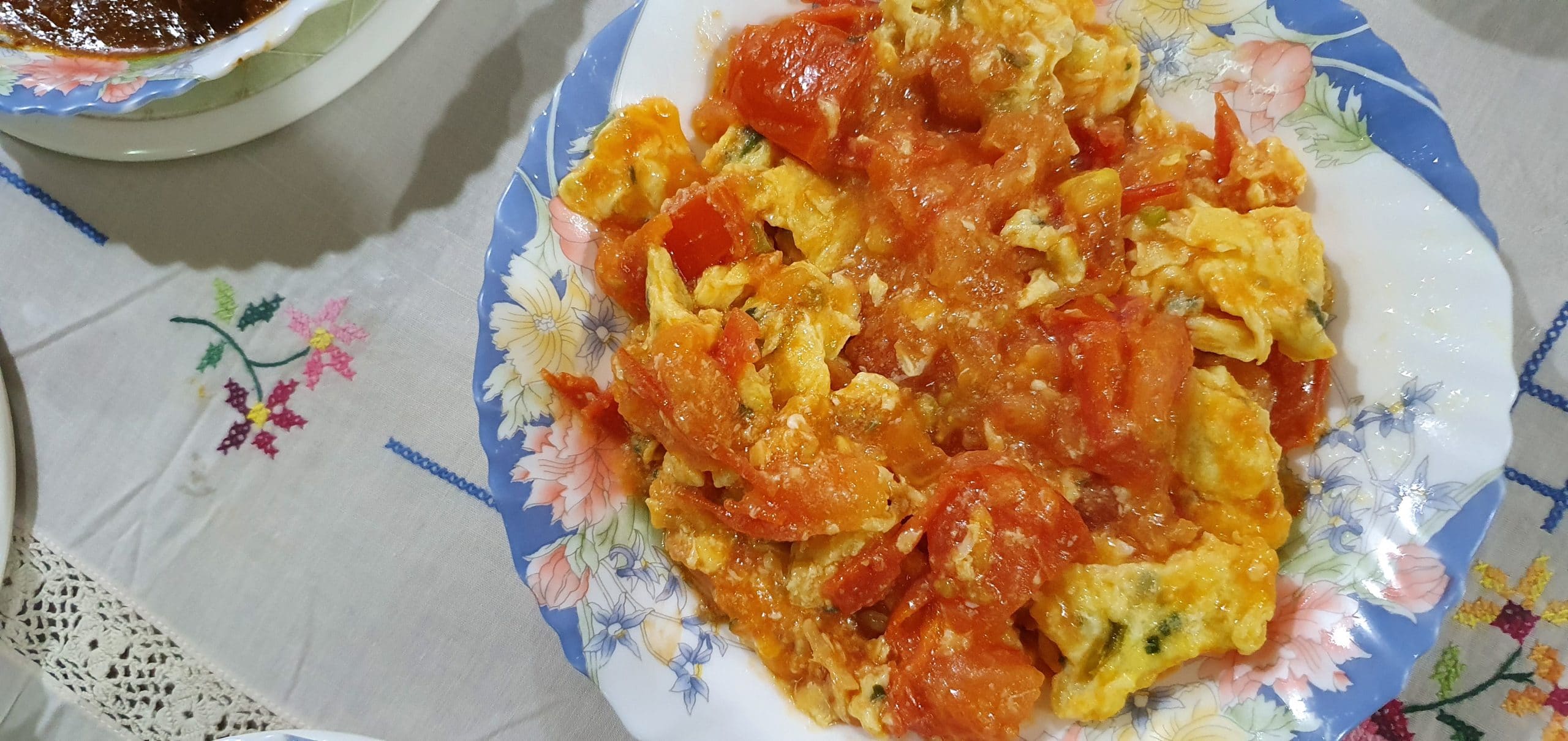 Chinese Stir-Fried Tomatoes and Eggs