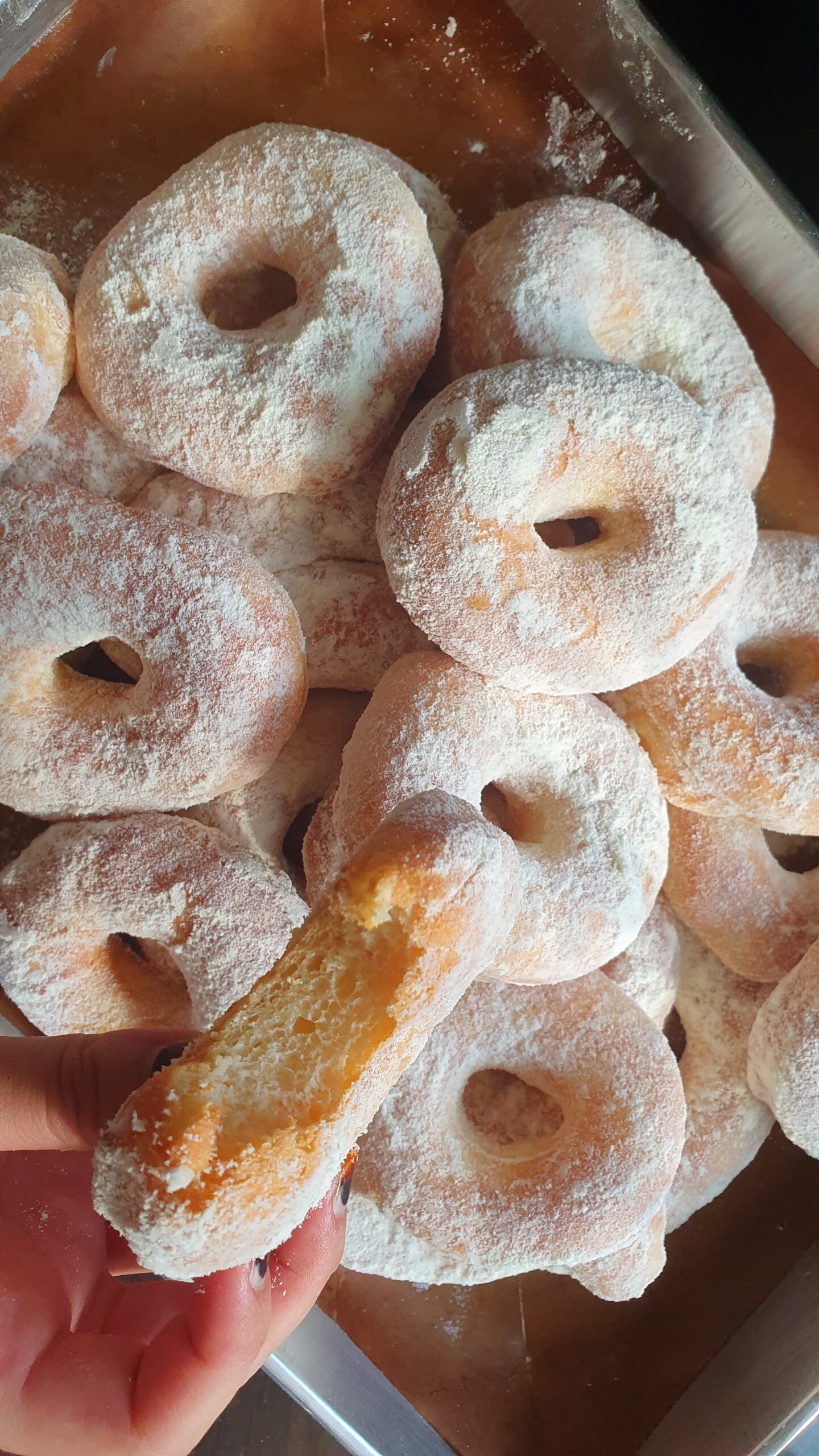 Air-fryer Donat Susu