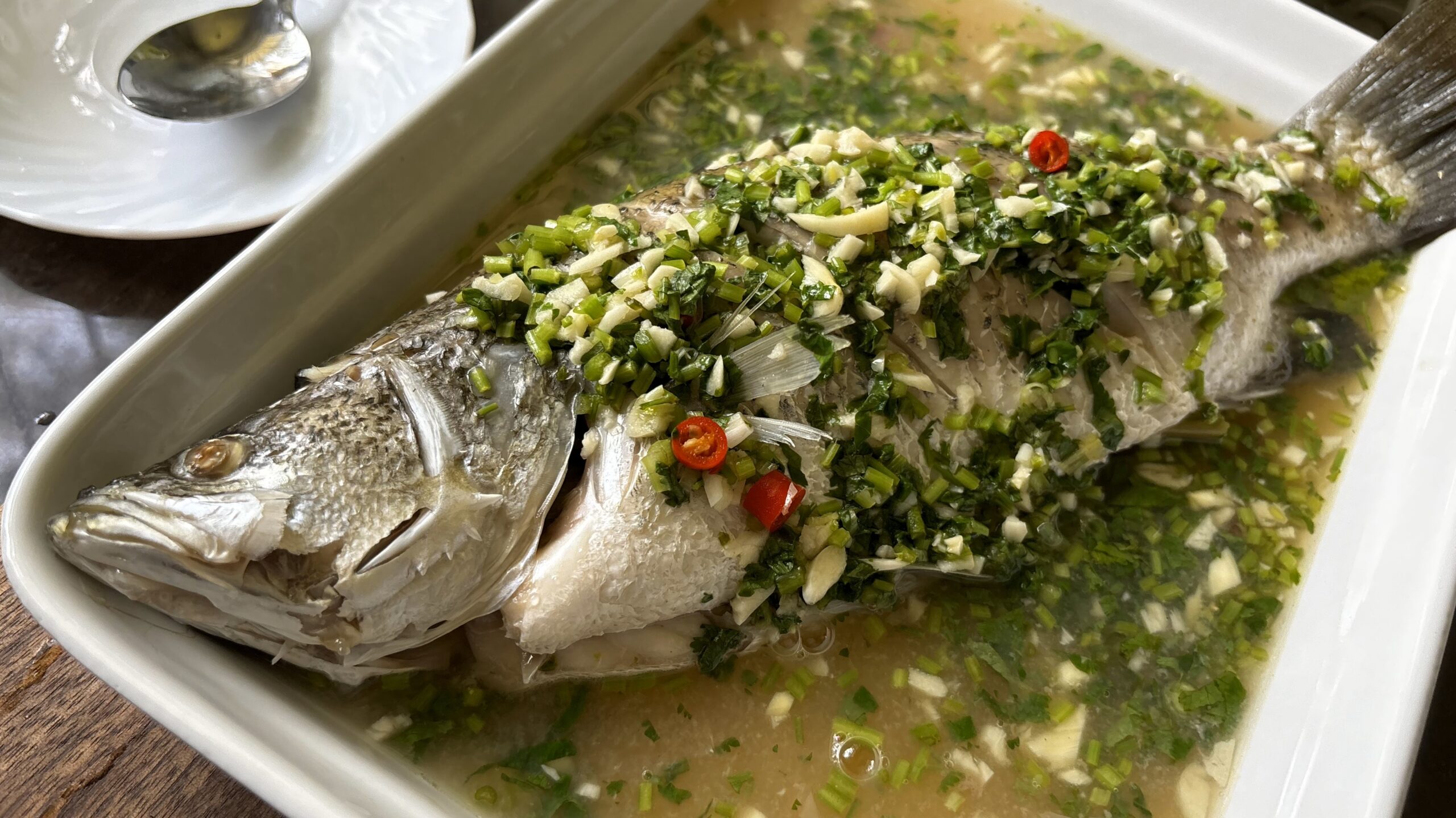 Thai-style Steamed Fish