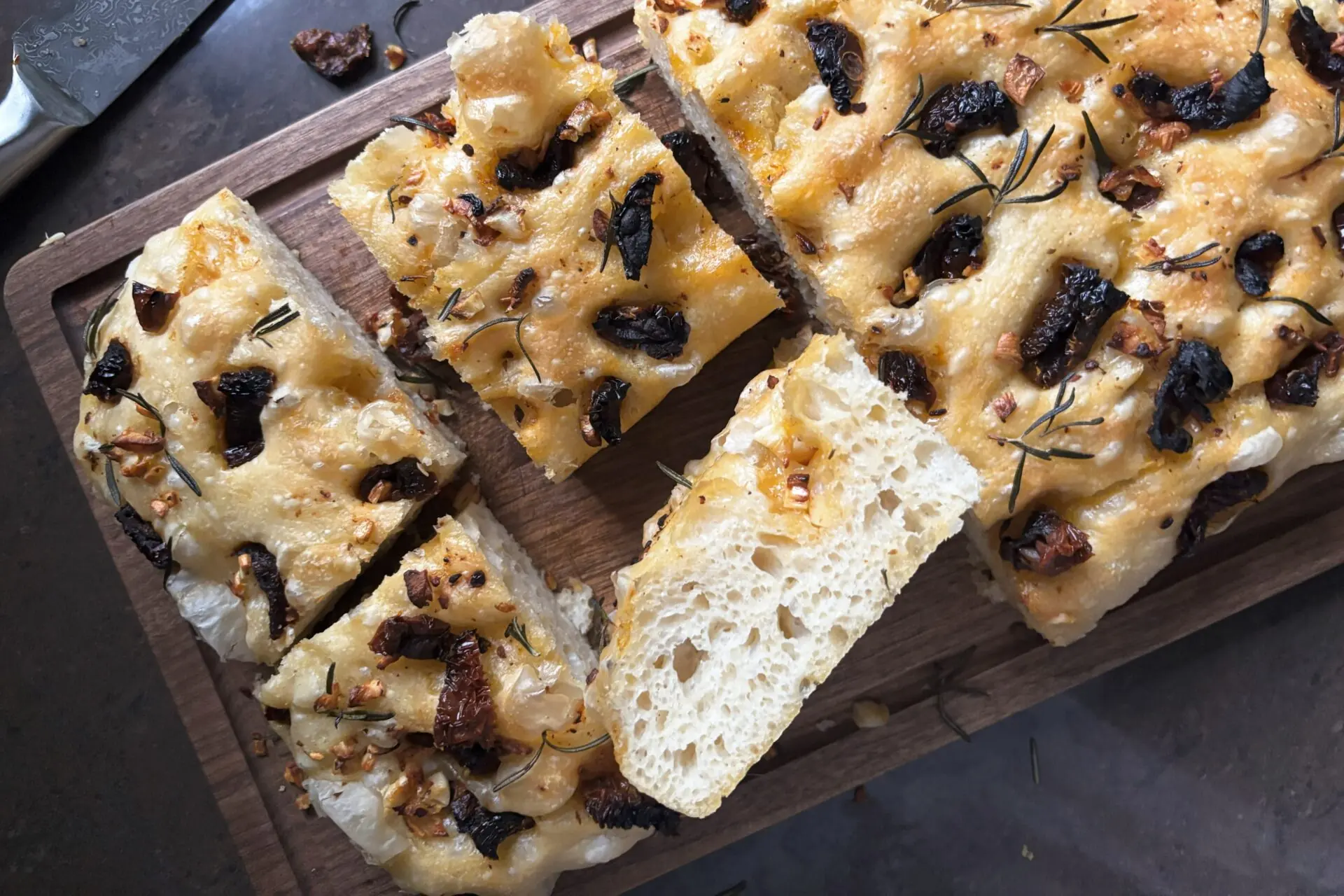 Sun Dried Tomato Focaccia