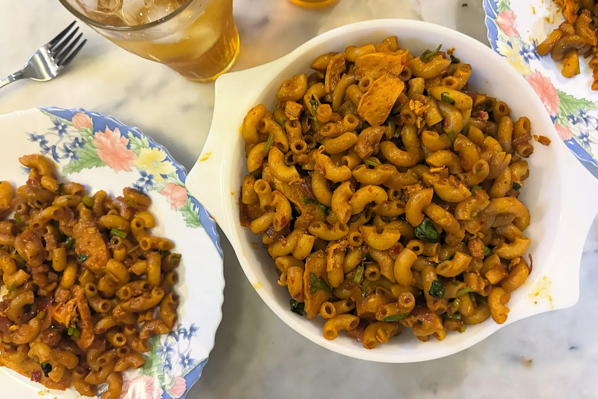 Bachelor-style Fried Macaroni