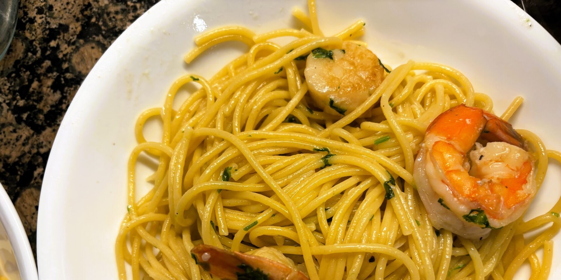 Scallop and Shrimp Pasta