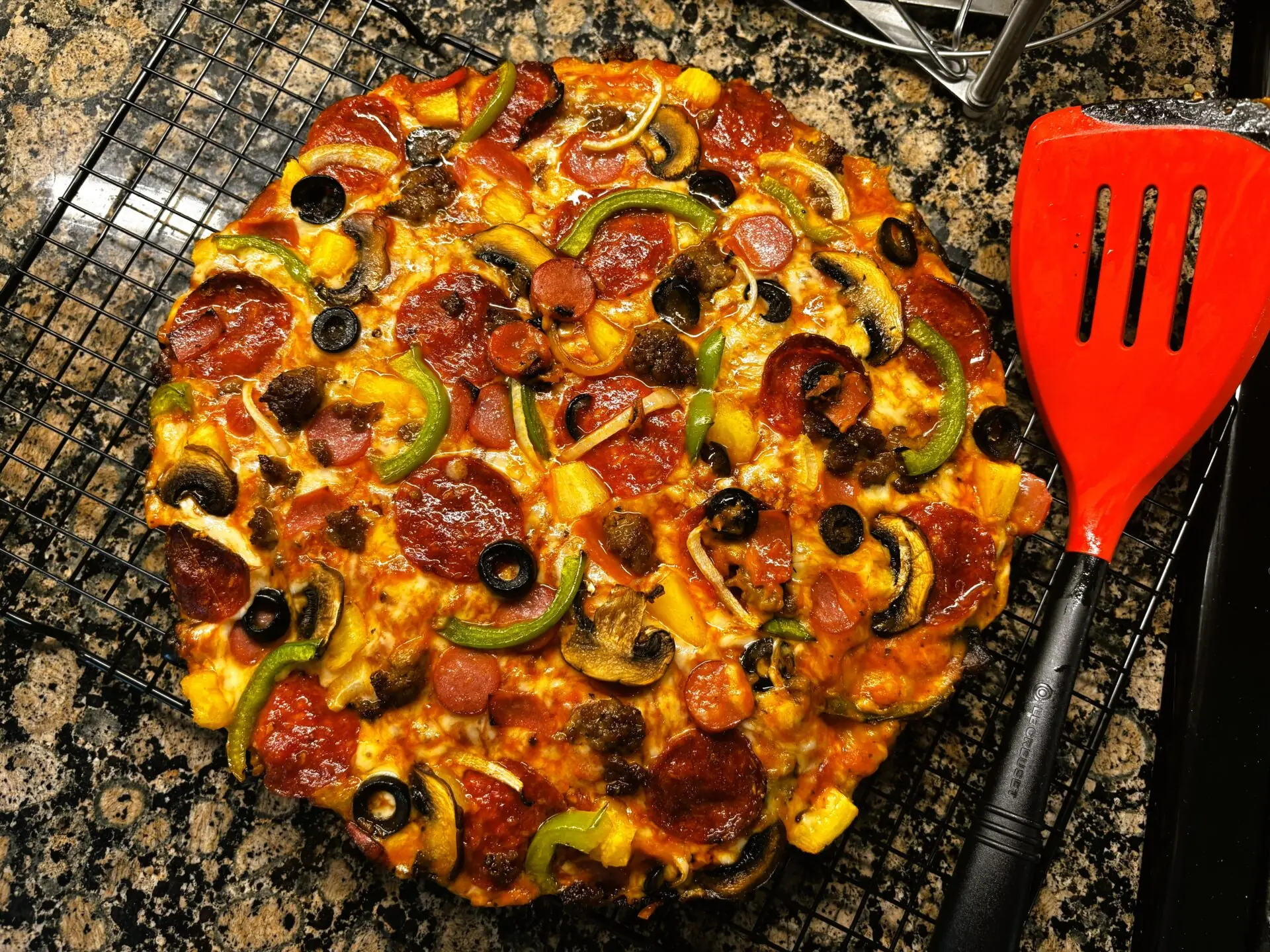 Super Supreme Pan Pizza: Pizza Hut Copycat